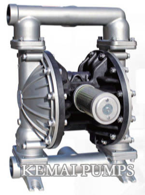 2 inch air operated diaphragm pump stainless steel materials