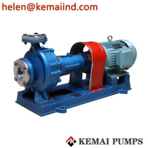 Hot oil circulating pump